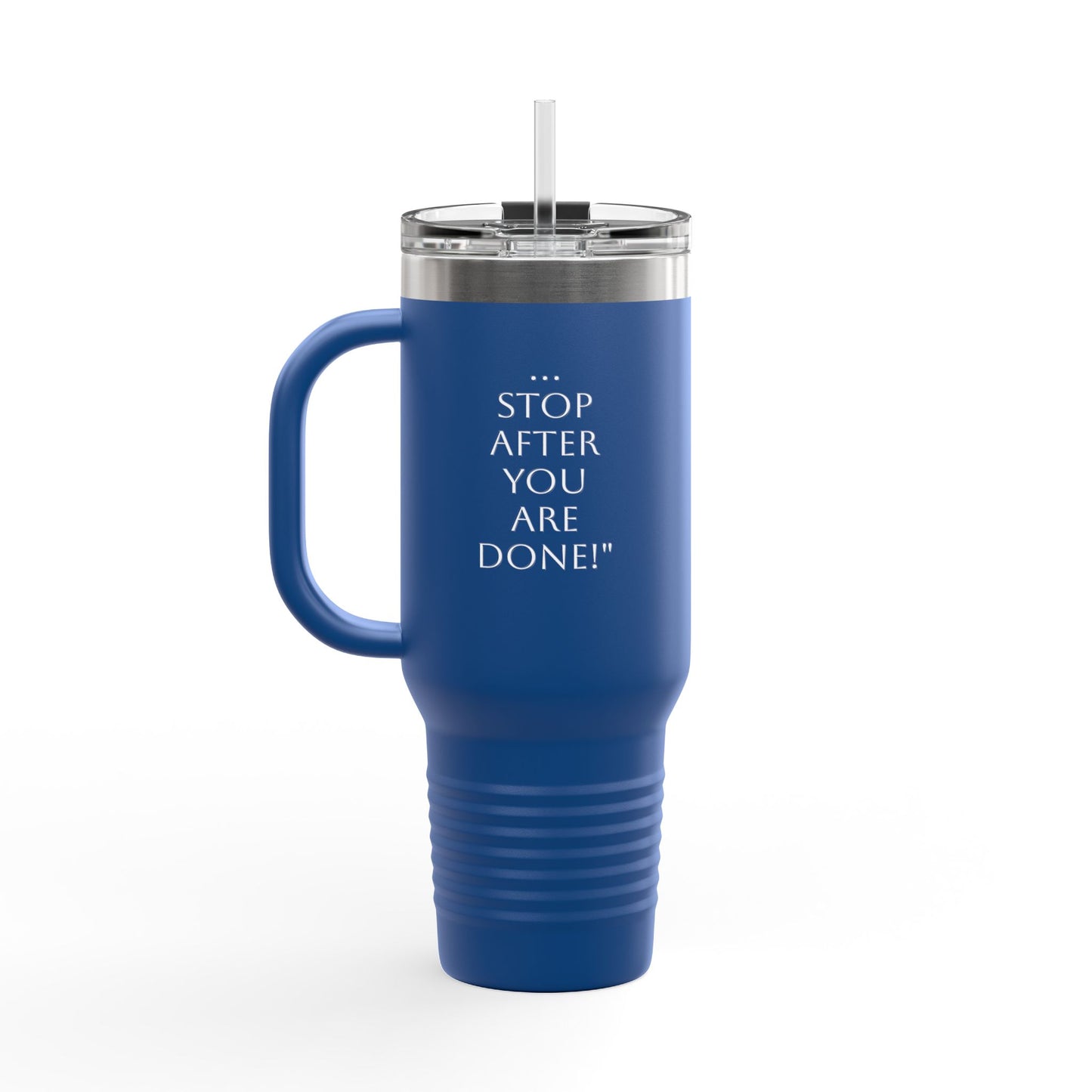 Insulated Travel Mug with Straw - 40oz