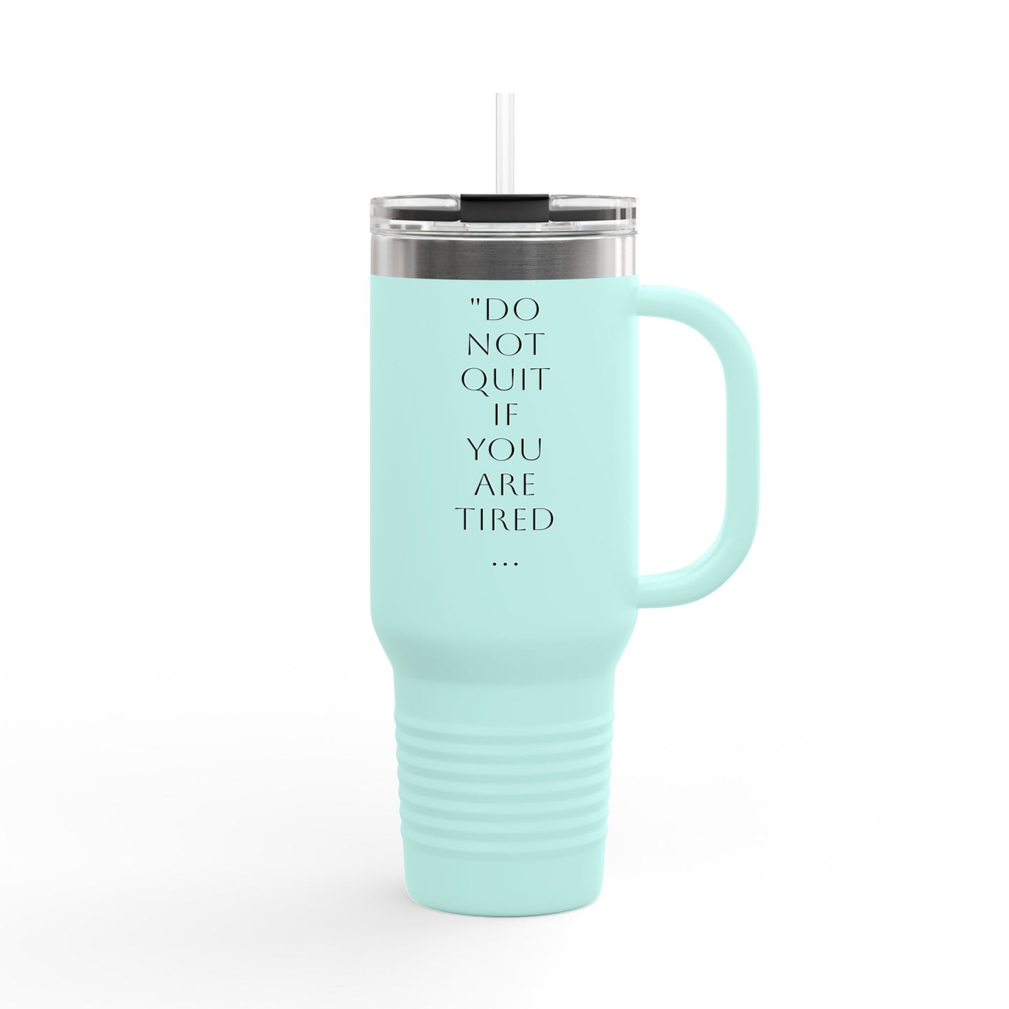 Insulated Travel Mug with Straw - 40oz
