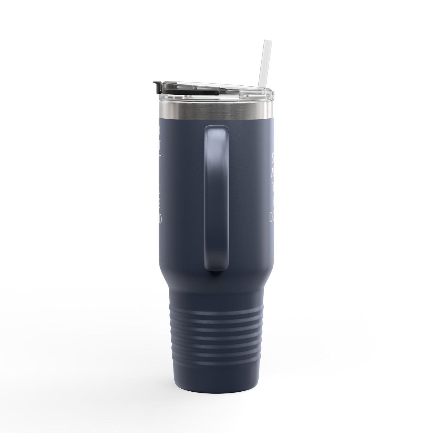Insulated Travel Mug with Straw - 40oz