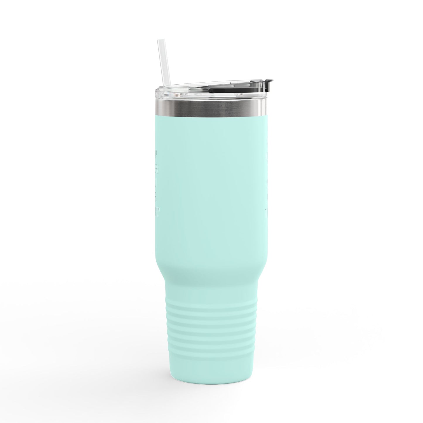Insulated Travel Mug with Straw - 40oz