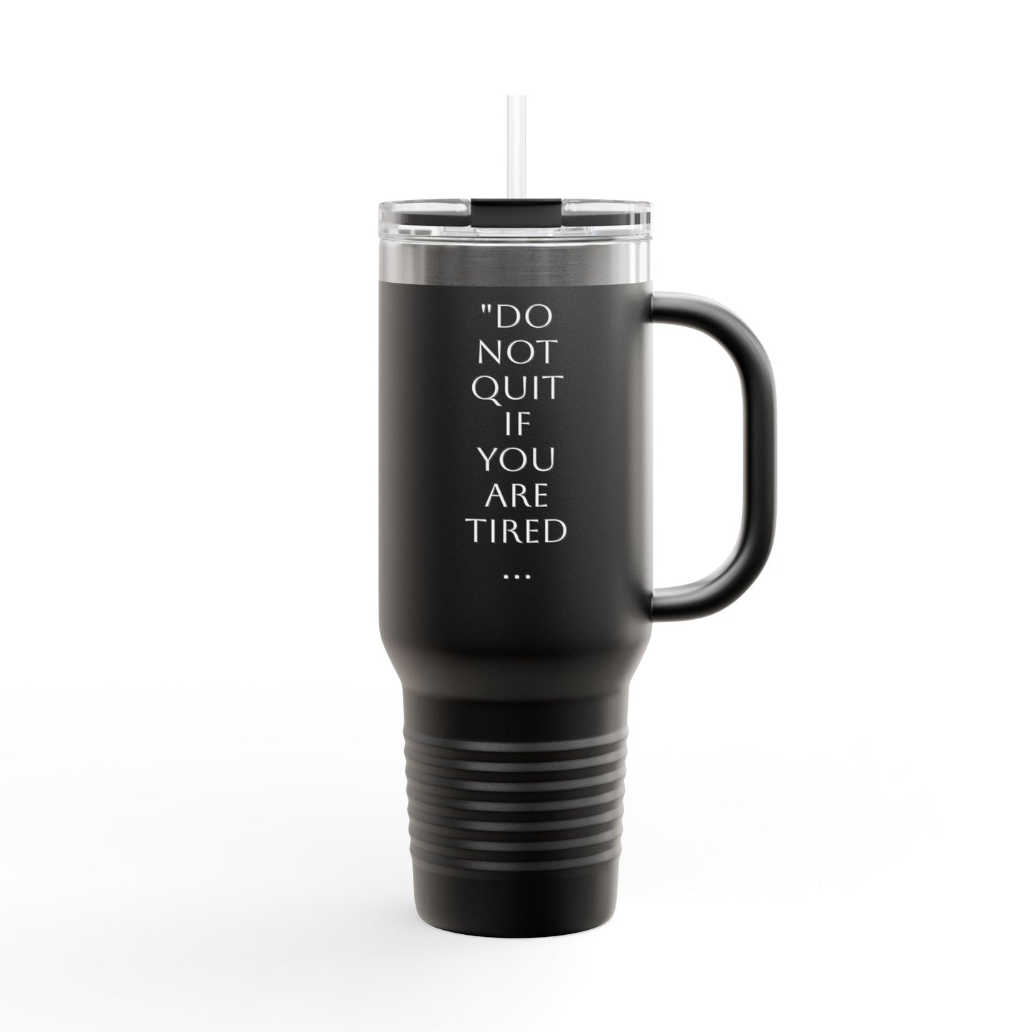 Insulated Travel Mug with Straw - 40oz
