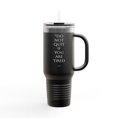 Insulated Travel Mug with Straw - 40oz