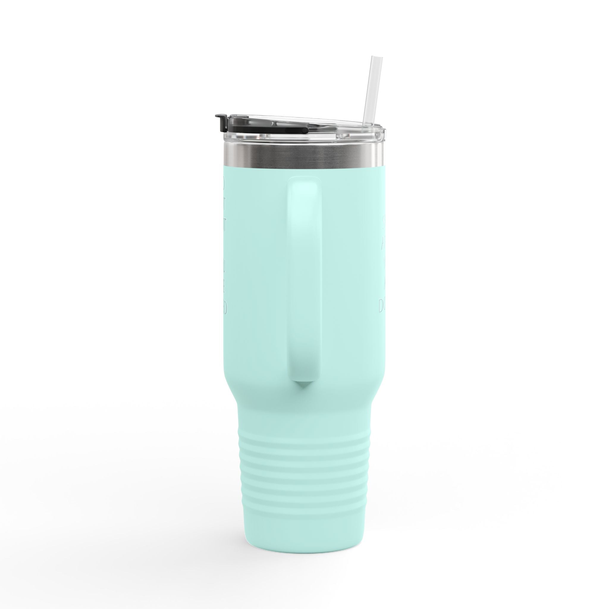 Insulated Travel Mug with Straw - 40oz