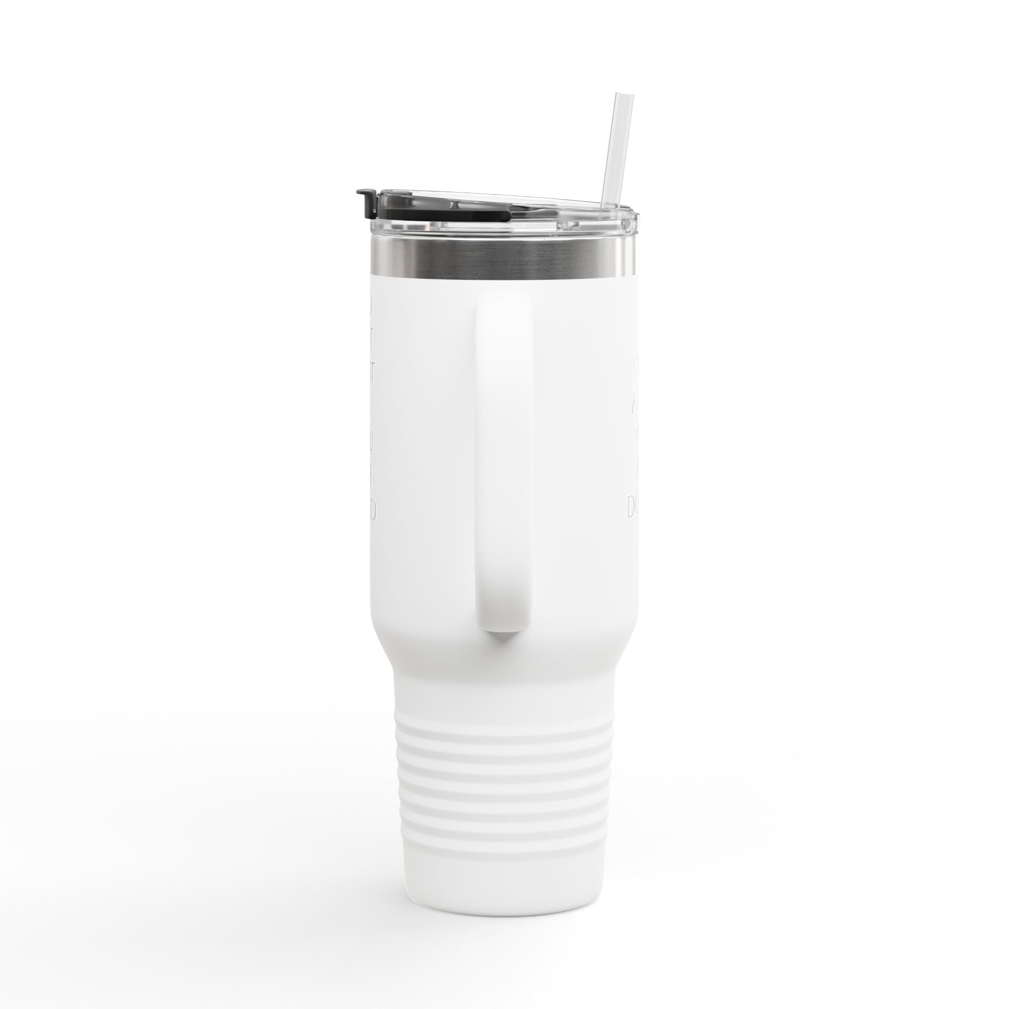 Insulated Travel Mug with Straw - 40oz