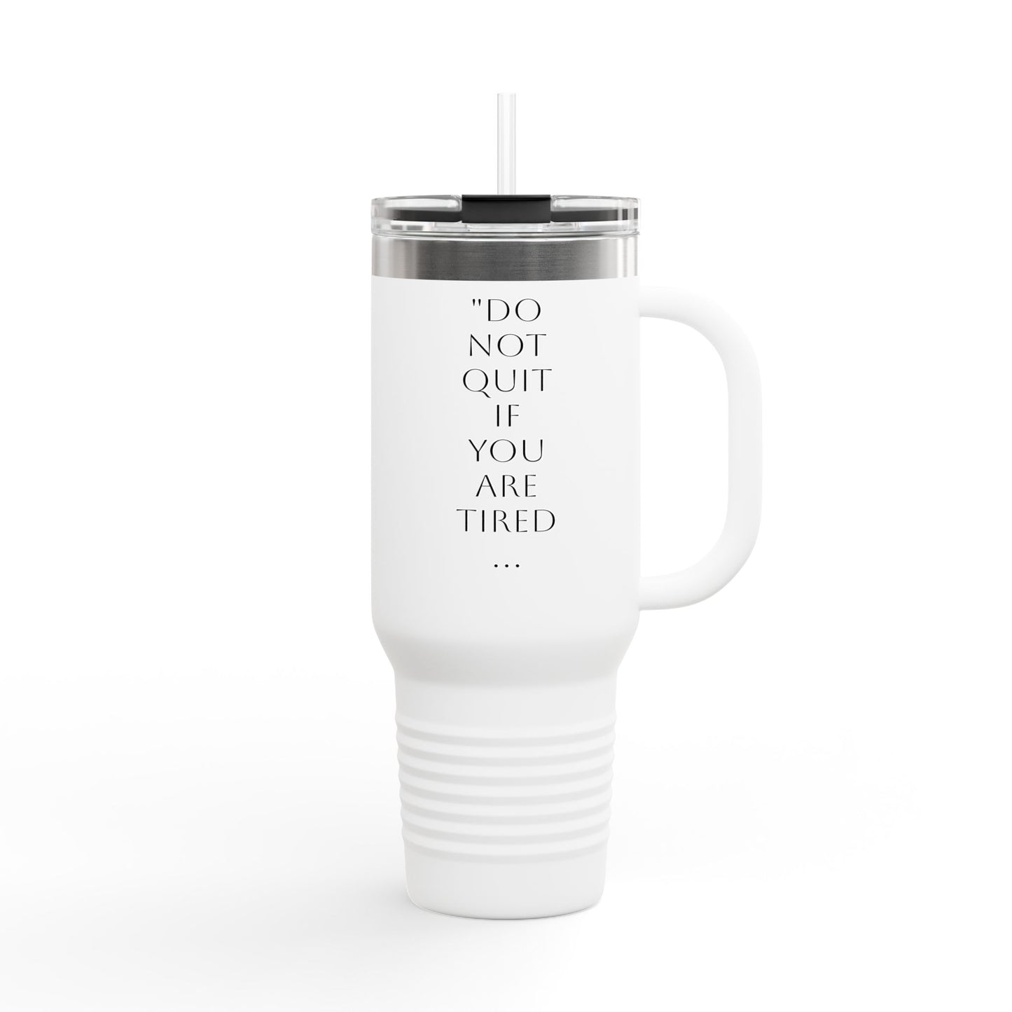 Insulated Travel Mug with Straw - 40oz