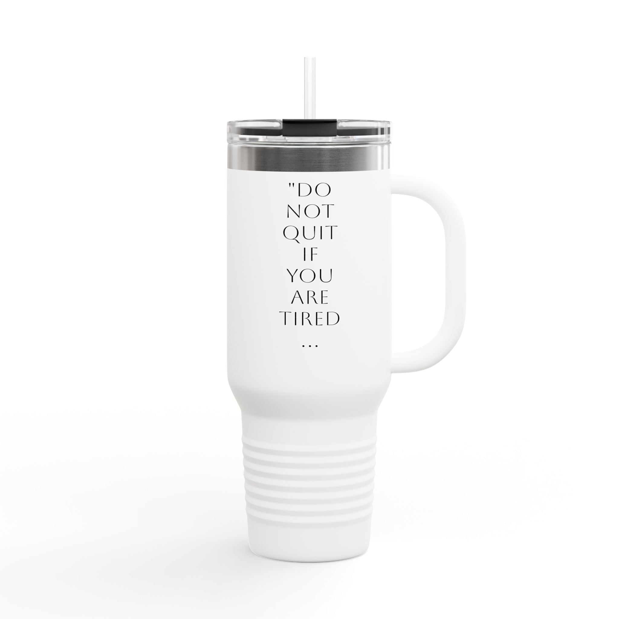 Insulated Travel Mug with Straw - 40oz