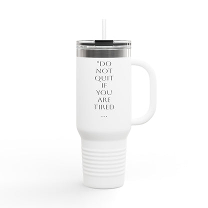 Insulated Travel Mug with Straw - 40oz