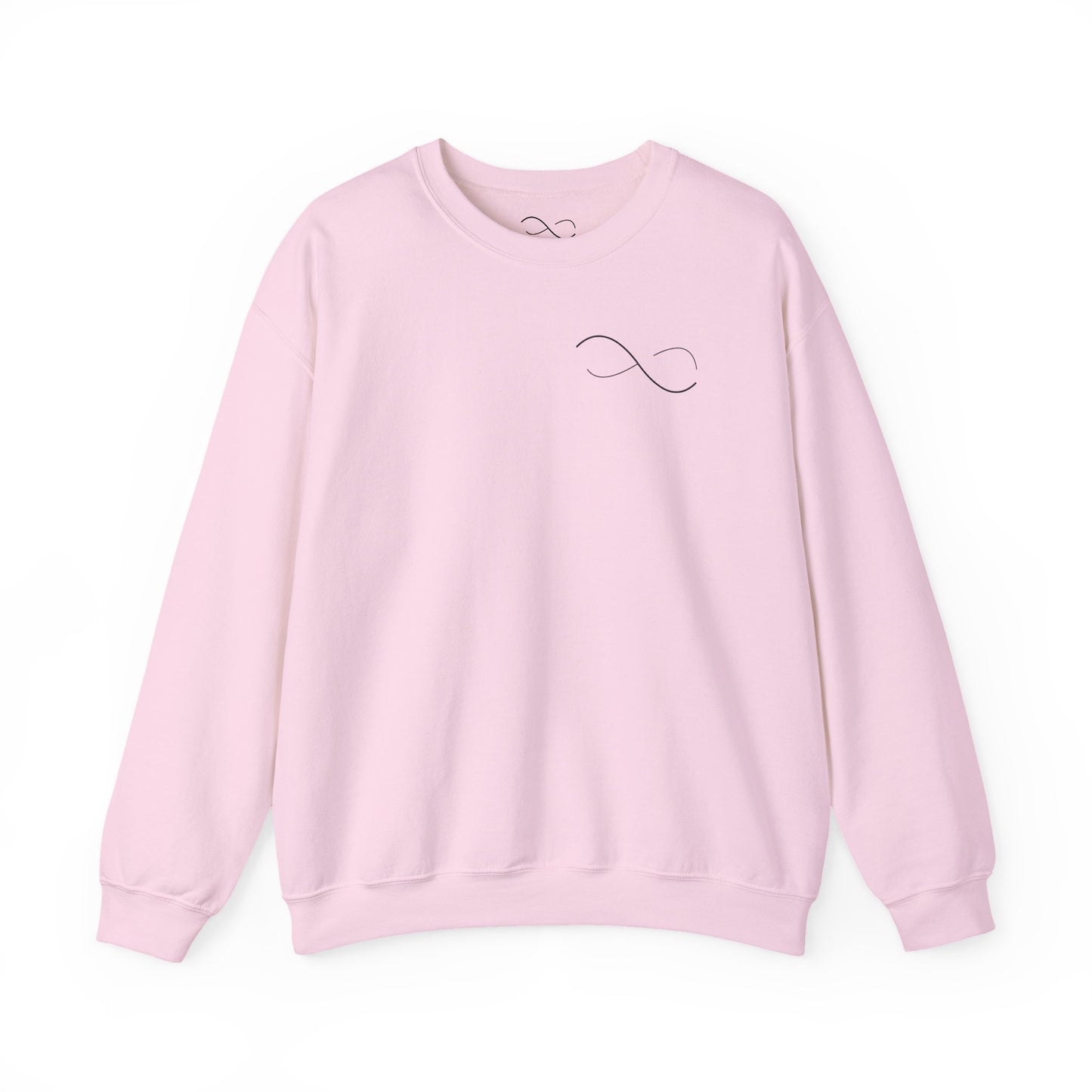 Limitless Crewneck Sweatshirt — Minimal Infinity Logo
