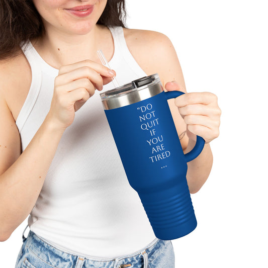 Insulated Travel Mug with Straw - 40oz