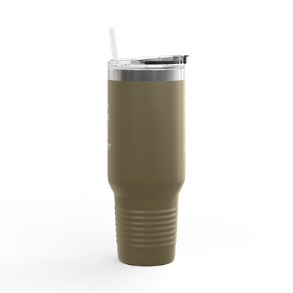 Insulated Travel Mug with Straw - 40oz