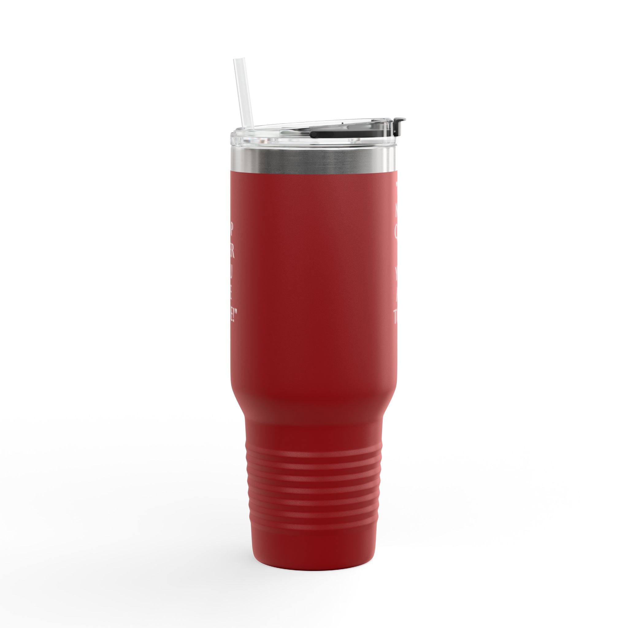 Insulated Travel Mug with Straw - 40oz
