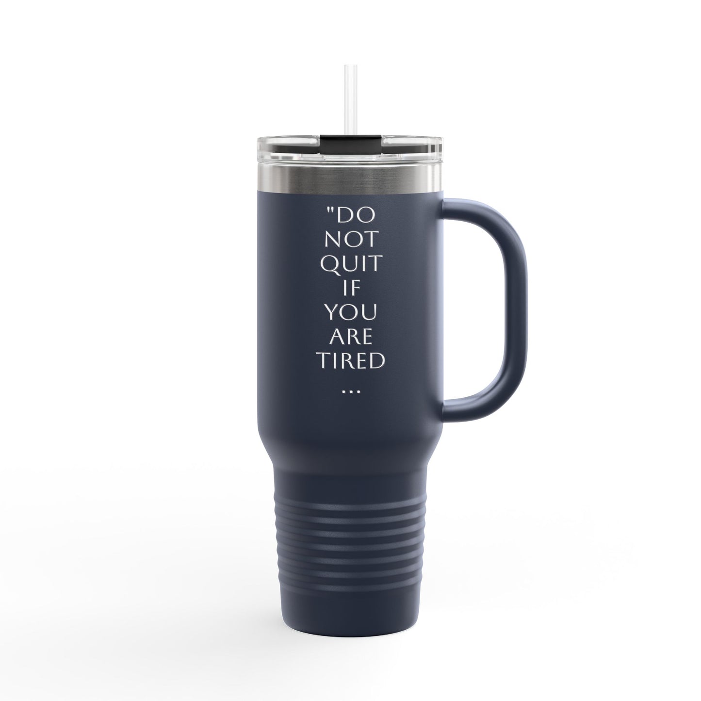 Insulated Travel Mug with Straw - 40oz
