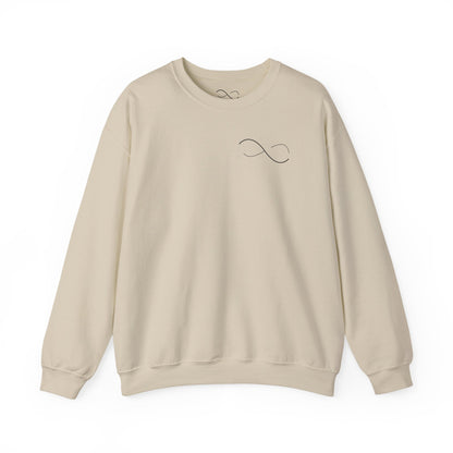 Limitless Crewneck Sweatshirt — Minimal Infinity Logo