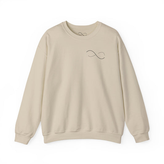 Limitless Crewneck Sweatshirt — Minimal Infinity Logo