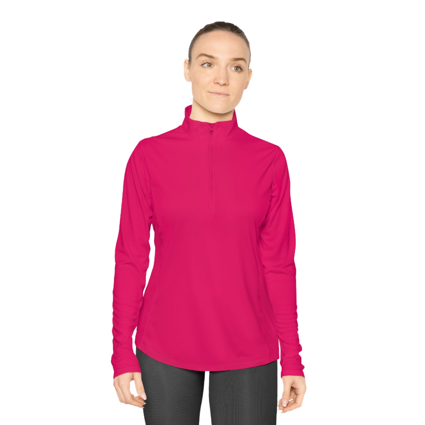 Athletic 1/4-Zip QI Sweater - Ladies