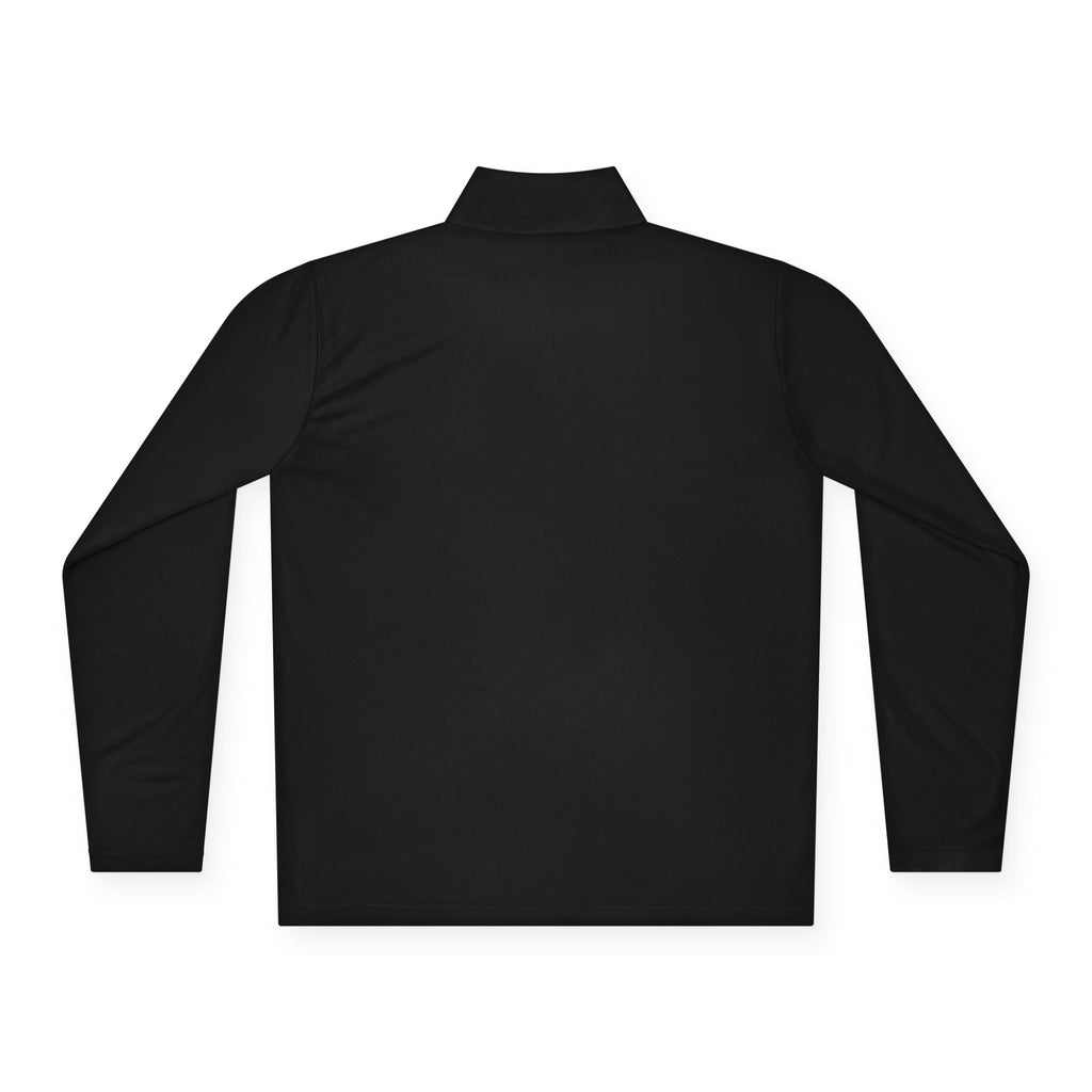 Minimal Gold Wave Quarter-Zip Pullover