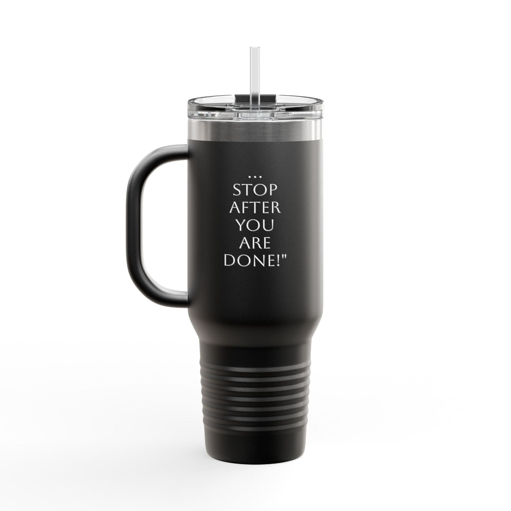 Insulated Travel Mug with Straw - 40oz