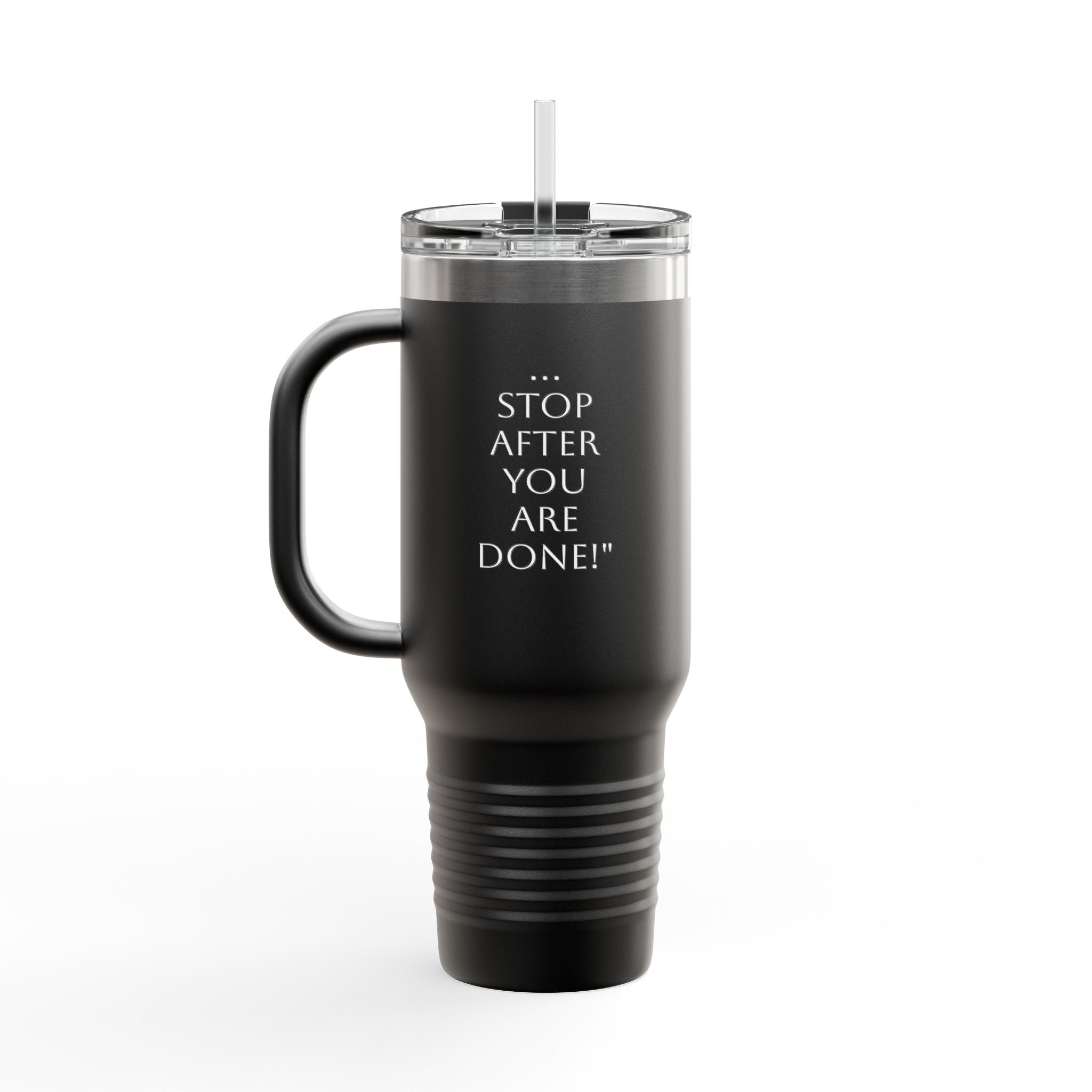 Insulated Travel Mug with Straw - 40oz