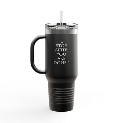 Insulated Travel Mug with Straw - 40oz