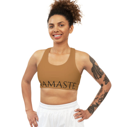 Athletic NAMASTE Bra - Light Brown