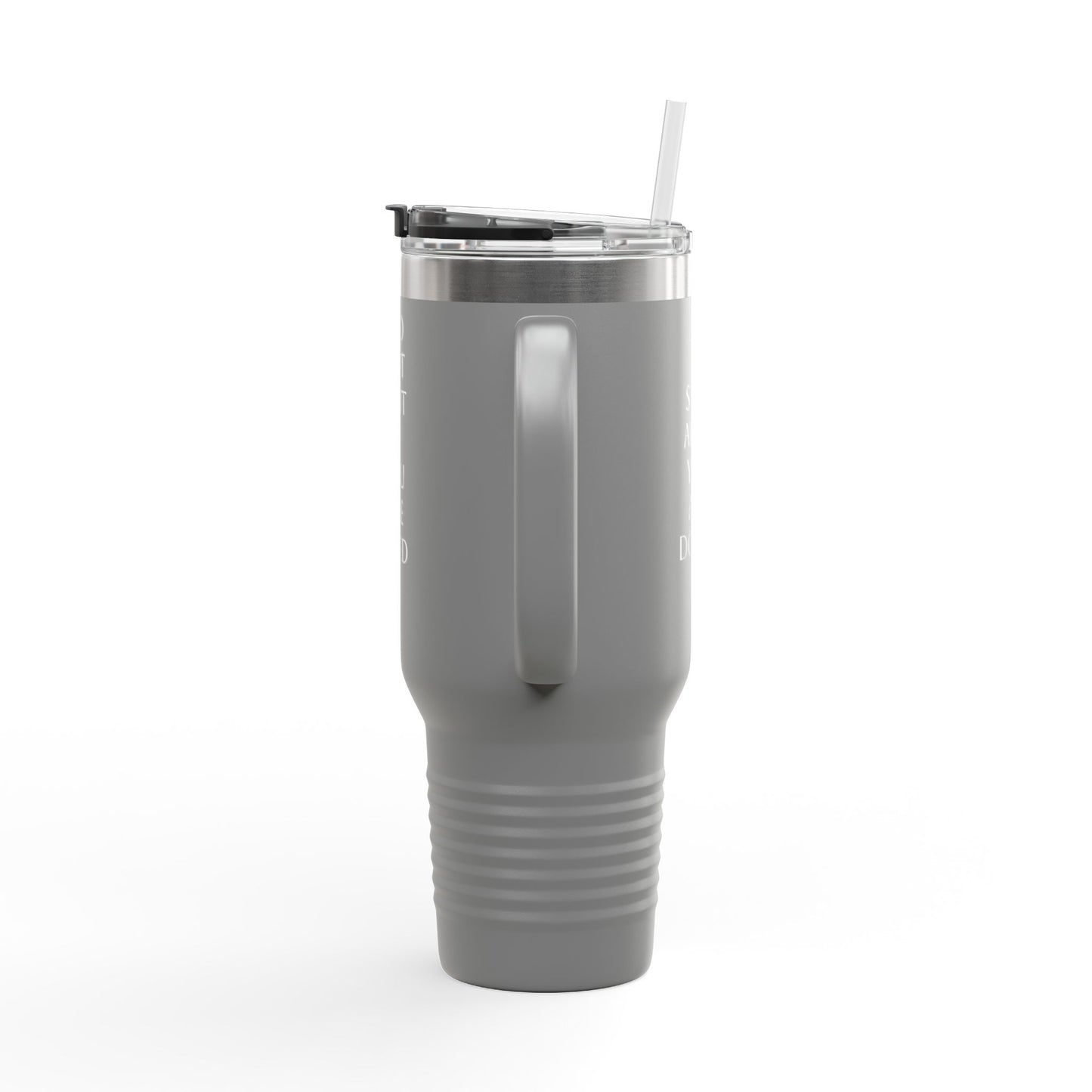 Insulated Travel Mug with Straw - 40oz