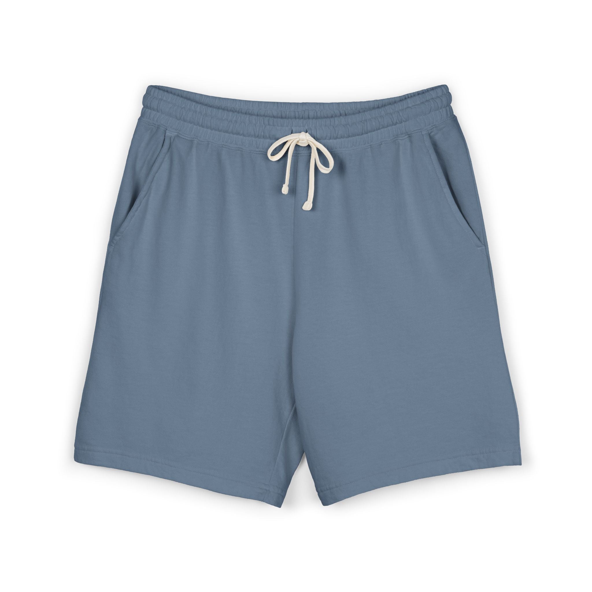 Lightweight Garment-Dyed Fleece Sweat Shorts — Casual Lounge & Everyday Comfort