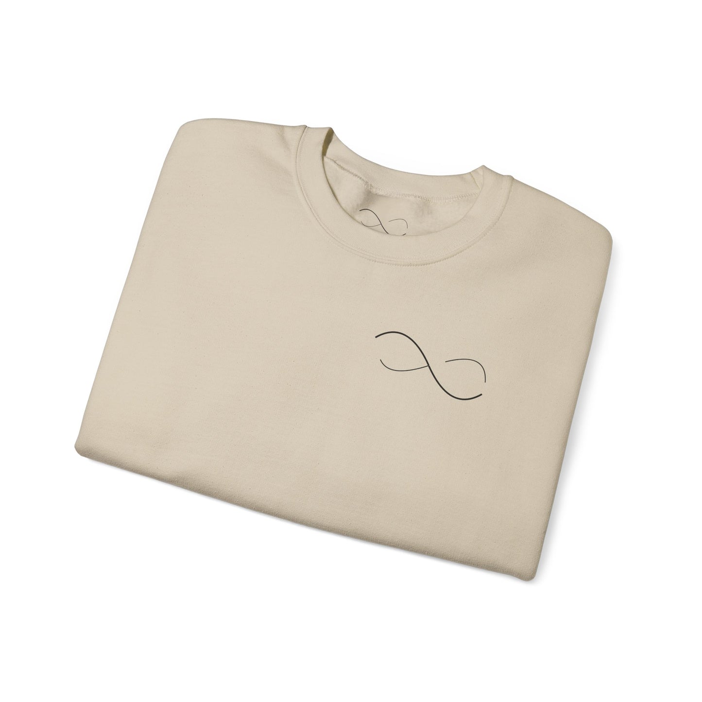 Limitless Crewneck Sweatshirt — Minimal Infinity Logo