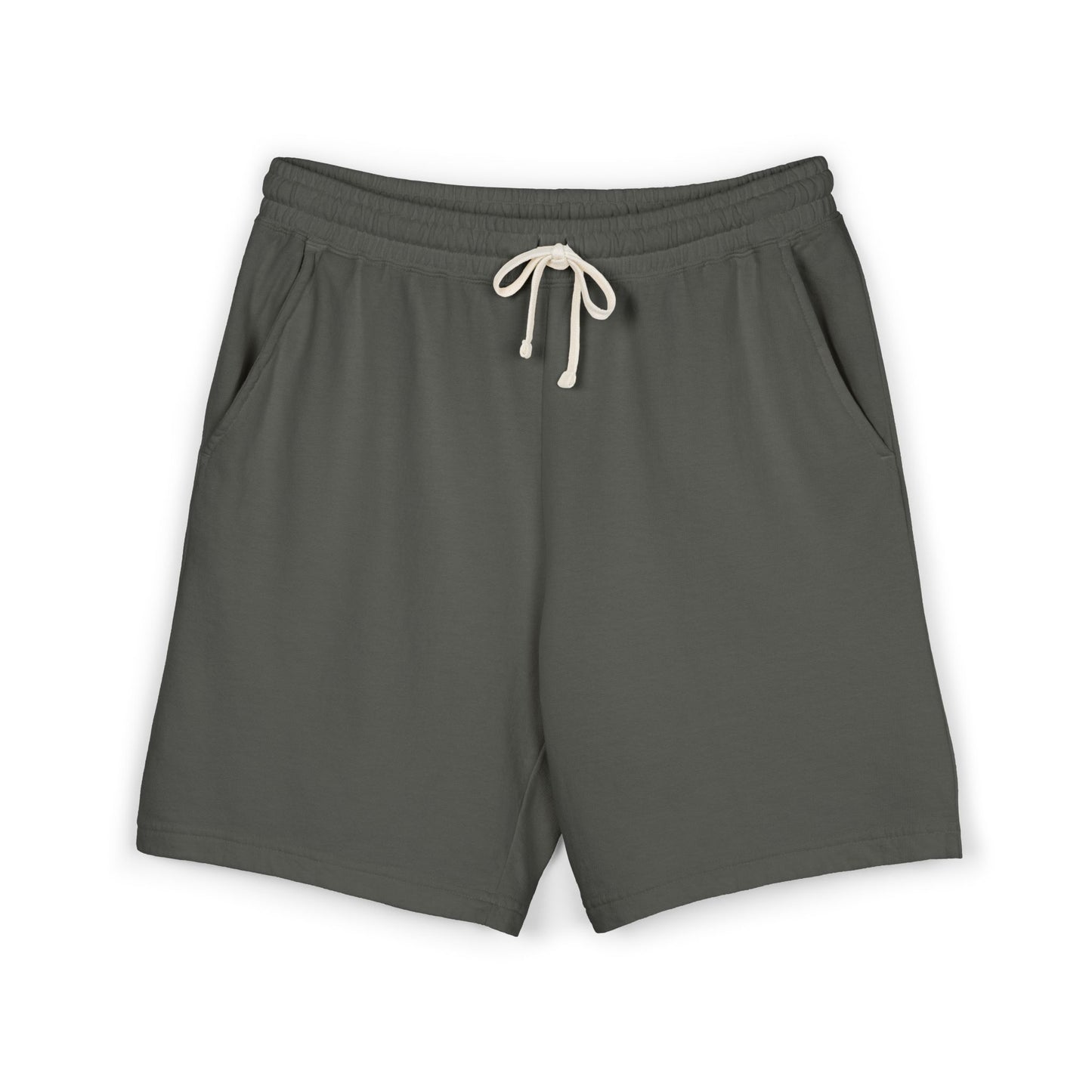 Lightweight Garment-Dyed Fleece Sweat Shorts — Casual Lounge & Everyday Comfort