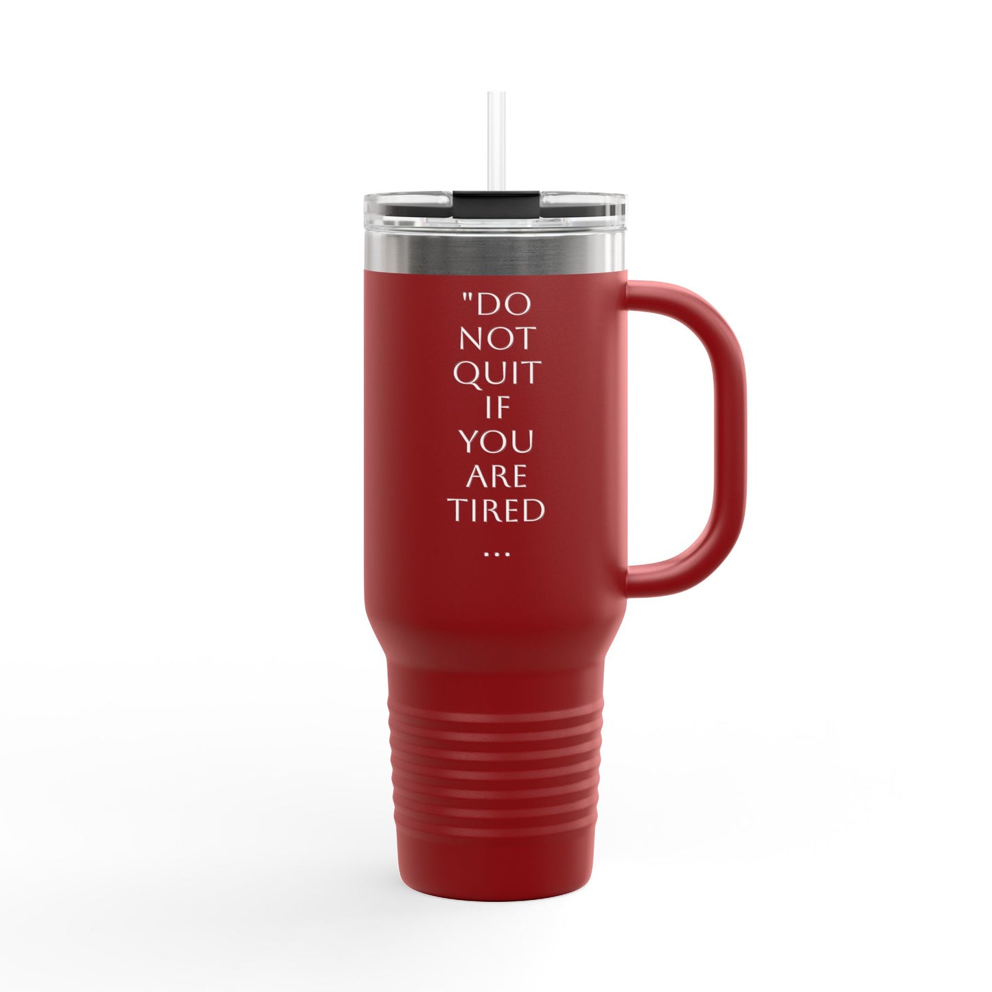 Insulated Travel Mug with Straw - 40oz