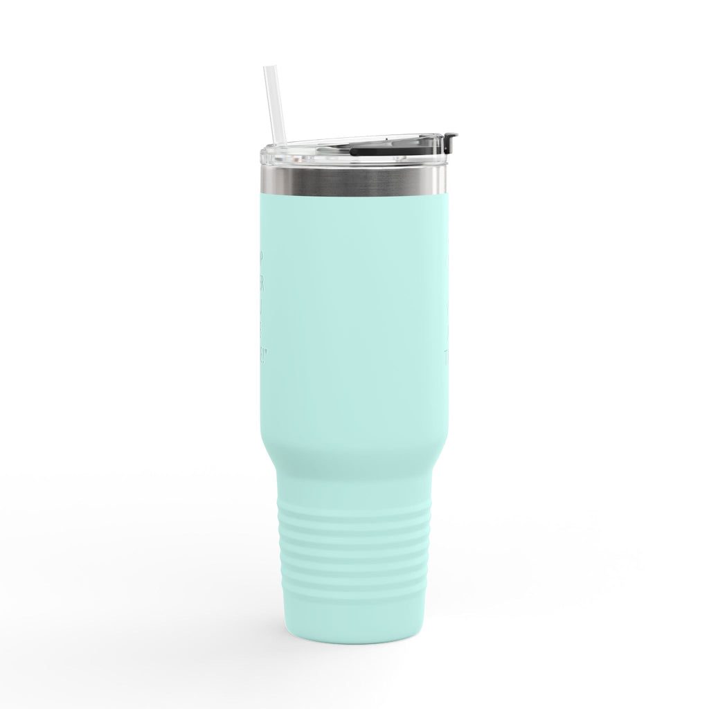 Insulated Travel Mug with Straw - 40oz