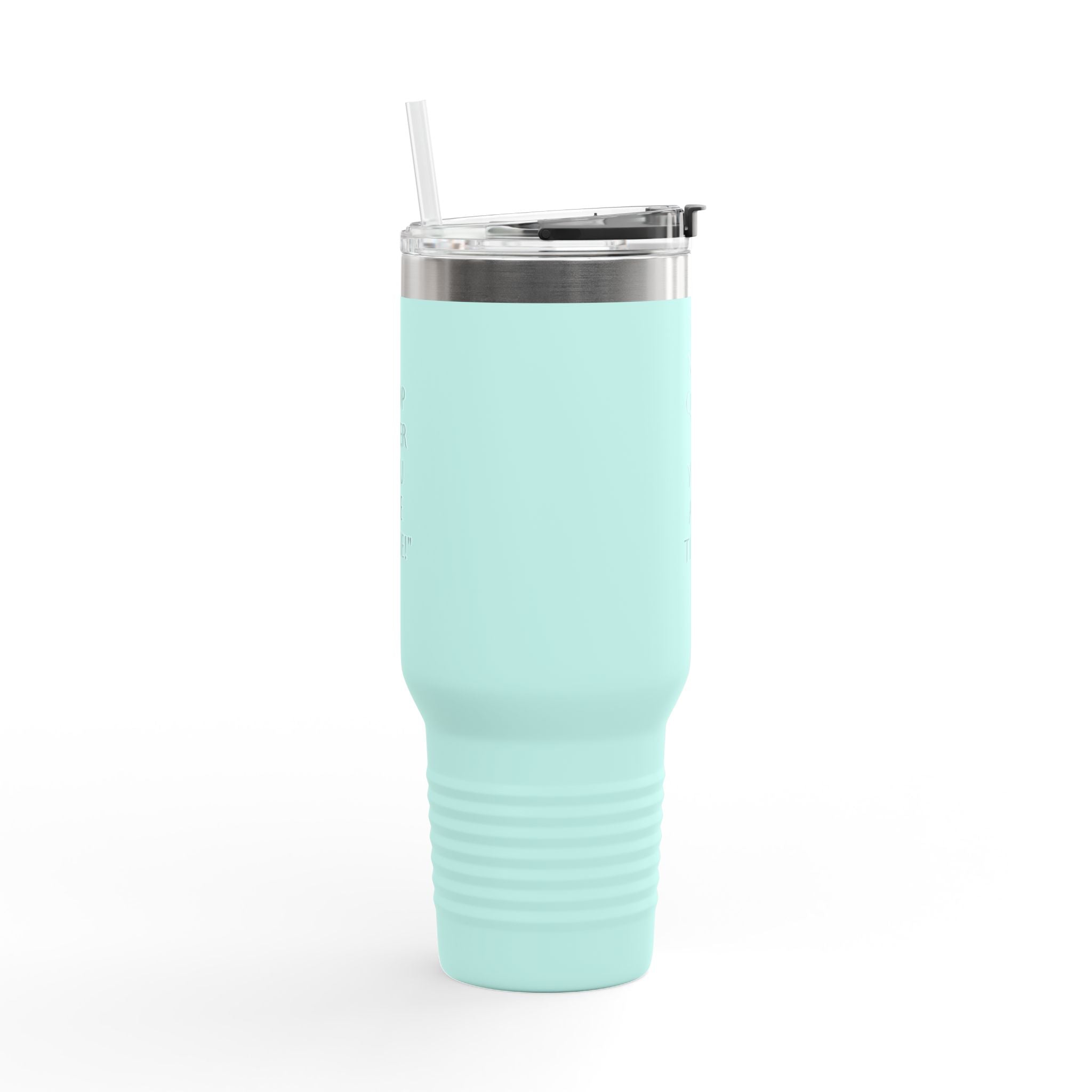 Insulated Travel Mug with Straw - 40oz
