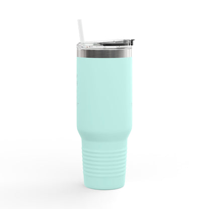 Insulated Travel Mug with Straw - 40oz