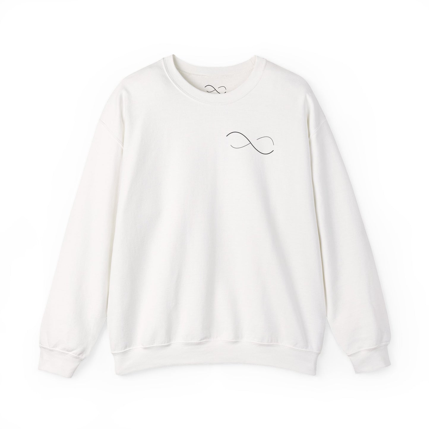 Limitless Crewneck Sweatshirt — Minimal Infinity Logo