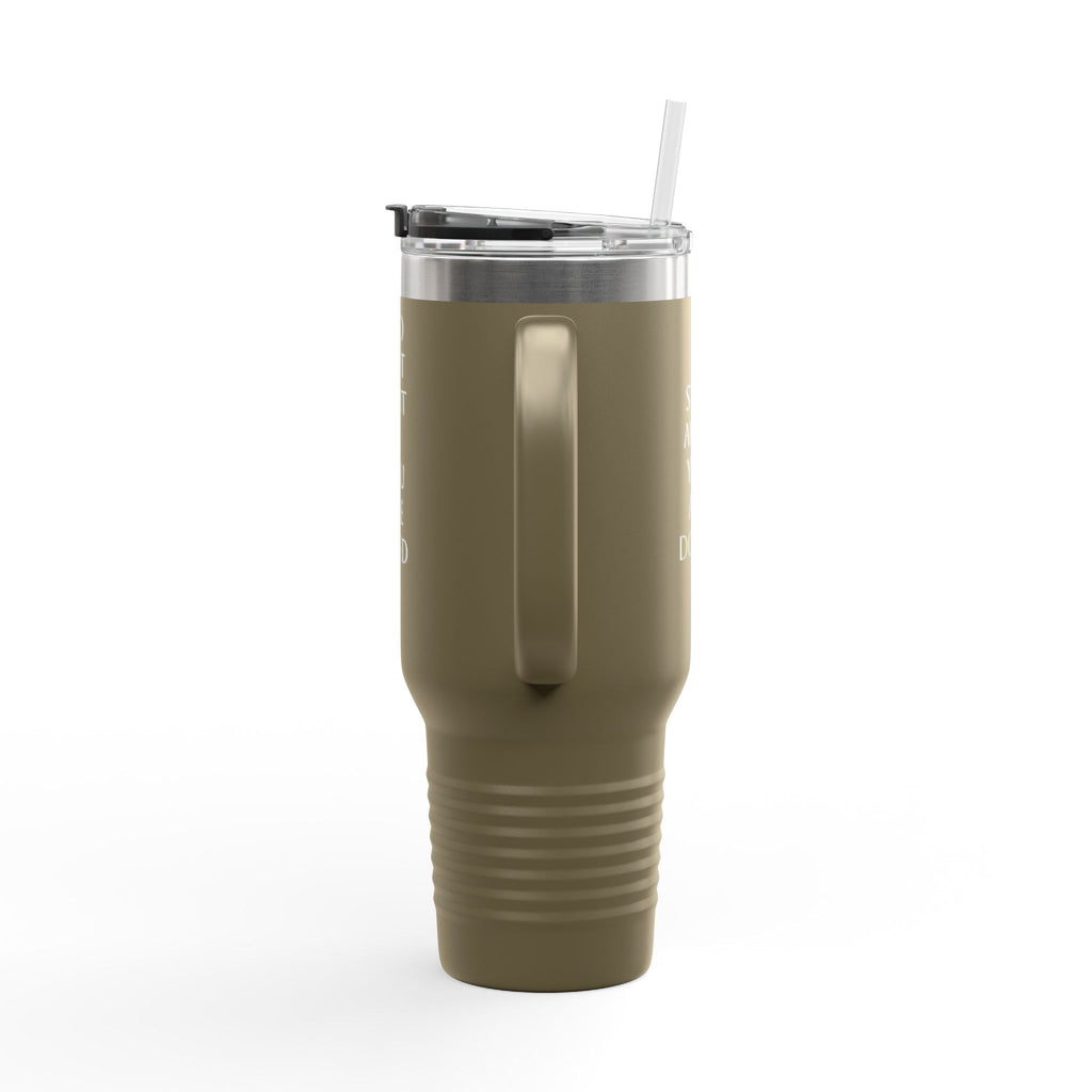 Insulated Travel Mug with Straw - 40oz