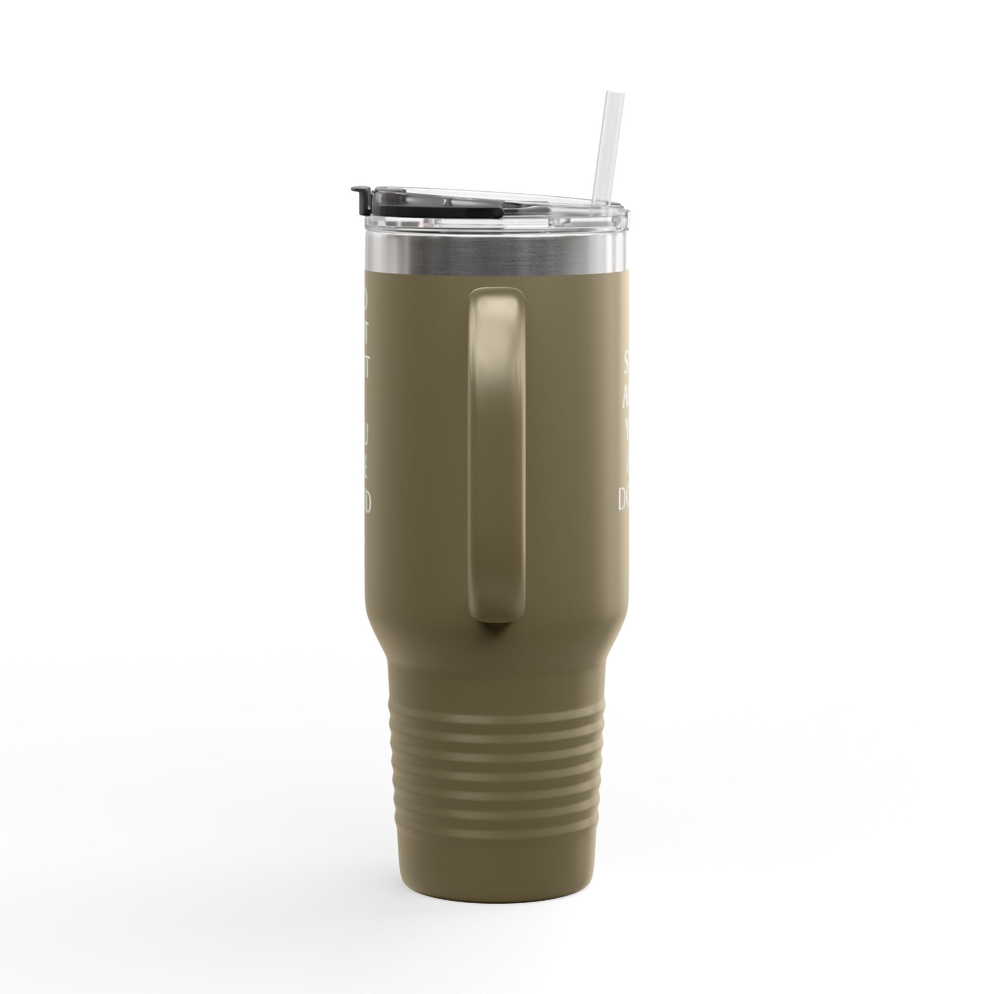 Insulated Travel Mug with Straw - 40oz