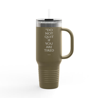 Insulated Travel Mug with Straw - 40oz